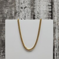 20" 14K Solid Cuban Link Necklace