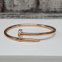 $13,300 18K Juste Un Clou Bracelet, Classic Model, Diamonds