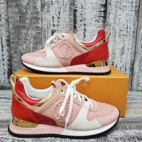 Louis Vuitton Run Away Pink Sneakers Size 37