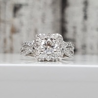 18K Monique Lhuillier Bliss Diamond Engagement Ring GSI: 92373600101