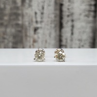 14K 2ctw Screwbacks Diamond Earrings