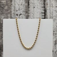 20" 14KSolid Rope Chain Necklace