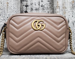 GG Marmont Camera Small  Quilted Leather Shoulder Bag