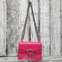 Gucci Women's Pink Dionysus Leather Shoulder Bag