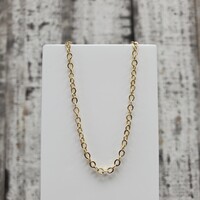 18.25" 10K Link Necklace