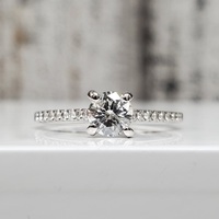 14K Shane Co. Diamond Engagement Ring