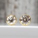 14KLAB GROWN Diamond Stud Bezel Scrwbacks Earrings