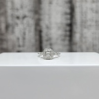 Tiffany & Co. Soleste Halo Cluster Diamond Ring