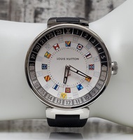 Louis Vuitton GMT Tambour Moon Dual Time Watch