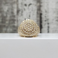 10K Diamond Cluster Ring