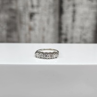 14K 5-Diam Band Ring