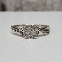 Silver Diamond Ring