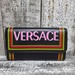 Versace Calfskin 90's vintage colorful Wallet