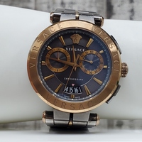 Versace Aion Chrono Two-Tone Chronograph Bracelet Watch