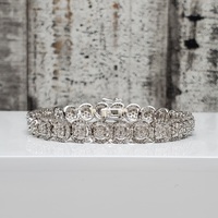 7" 3.65ctw 10K Diamond Bracelet