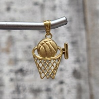 10K Basketball Hoop Pendant