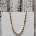 22" 10KRope Chain Necklace