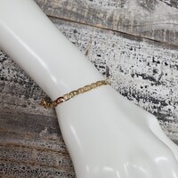 8" 10KSolid Anchor Link Bracelet
