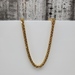 24" 10K Wheat / Franco Link Necklace