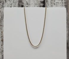 16" 10K Wheat Chain Necklace