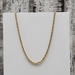 20" 14K Solid Rope Chain Necklace