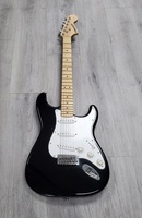 Guitars Fender Starcaster White And Black Guitar