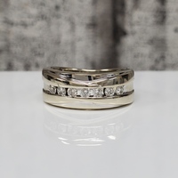 14K LEO Diamond Ring