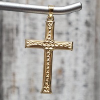 10K Cross Religious Pendant