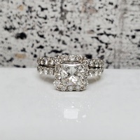 14K Diamond Band Soldered Together Wedding Set 