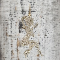 10K Barbie Girl Diamond Pendant 