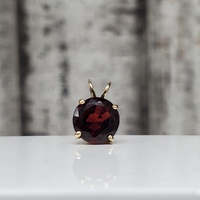 14K Garnet Pendant