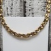 16" 14K Fancy Design Choker Necklace Semi Solid