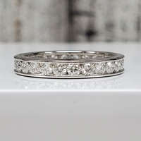  Platinum Diamond Eternity Band Ring