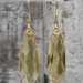  14k Colored Stone Dangle Earrings