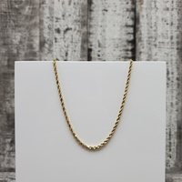 22.5" 14K Rope Chain Necklace