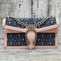 Gucci Dionysus Bag Printed GG Denim Floral Small