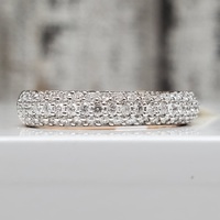 $1530 BRAND NEW 14K Diamond Band Ring