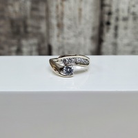 14K Fancy CZ Ring