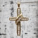 14K Cross Religious Diamond Pendant