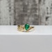 18K Diamond + Emerald Ring