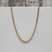 22.75" 18K Solid Curb Link Necklace