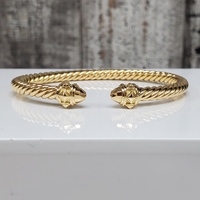 $4950 18K David Yurman Renaissance Cablespira Bracelet