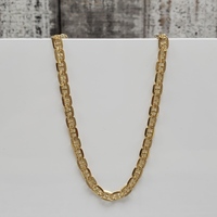 25" 14K Diamond Cut Anchor Link Necklace