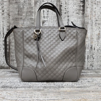 Gucci MicroGuccissima Small Handbag Gray Leather Tote