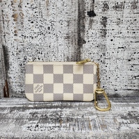 Louis Vuitton Key Pouch Azur Damier