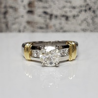 18K/Platinum Diamond Ring