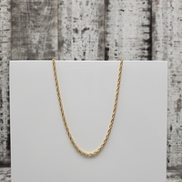 21.75" 14K Rope Style Necklace