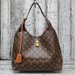 Louis Vuitton Monogram Flower Hobo Bordeaux