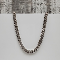 17.75" 14K Solid Cuban Link Necklace