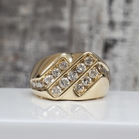 14K Diamond Ring